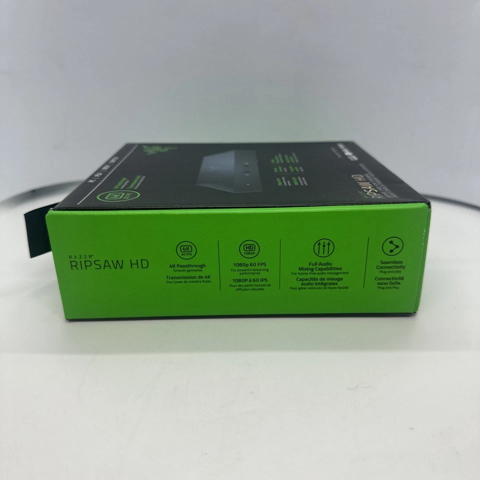 Razer Ripsaw HD Game Streaming Capture Card: 4K Passthrough - 1080P FHD 60 FPS - Image 3 of 4