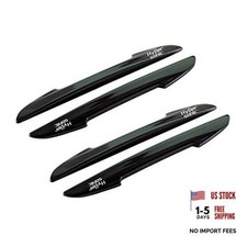 Black Car Door Edge Guard Trim Molding Crash Scratch Protector 2Pcs