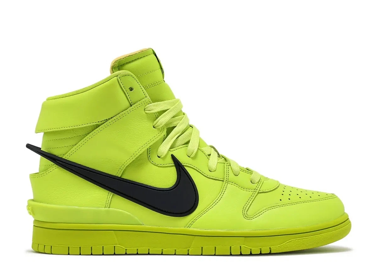 Preços baixos em Nike AMBUSH x Dunk High Flash Lime | eBay