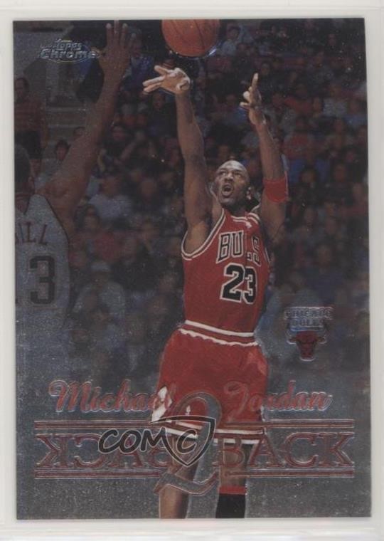 1998-99 Topps Chrome Back 2 Back Michael Jordan #B1 HOF 00ap