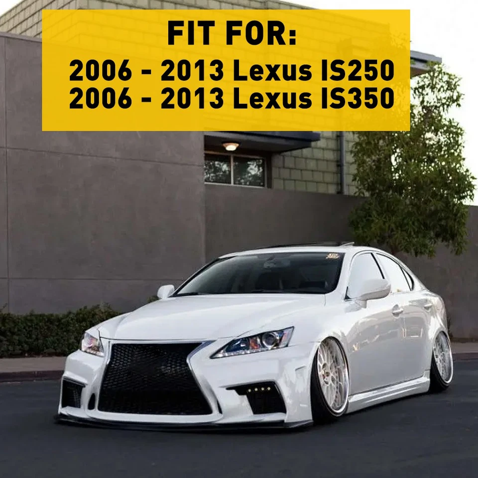 Capas de para-choque refletores traseiros de lente vermelha OE-Spec para 06-13 Lexus IS IS250 IS350 - Imagem 2 de 4