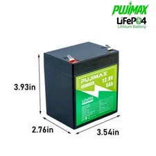 12.8V 6Ah For LiFePO4 Battery Rechargeable Lithium Iron Phosphate Battery Safety