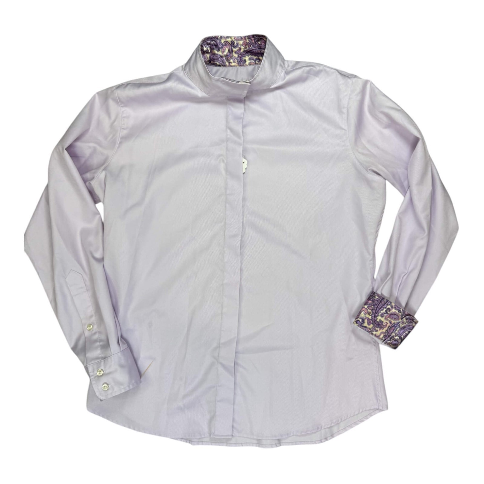 Tailored Sportsman Long Sleeve Riding Show Shirt in Purple - Woman's 10 (EU38)