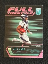 2024 Panini Donruss Elite - Full Throttle Marvin Mims #17 Pink