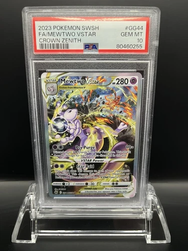 2023 Pokemon SWSH F.A./ Mewtwo VSTAR (Alt Art) Crown Zenith #GG44 PSA 10