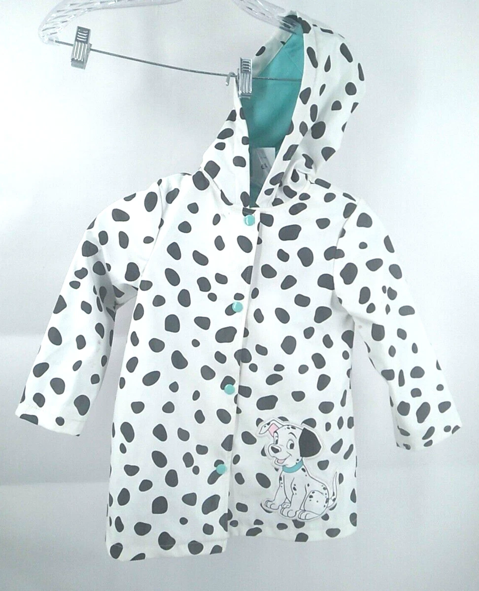 Disney Store 101 Dalmations Rain Jacket for Girls Size 4
