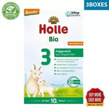 Holle Goat Milk Stage 3 Baby Formula + DHA (400g) 3Boxes