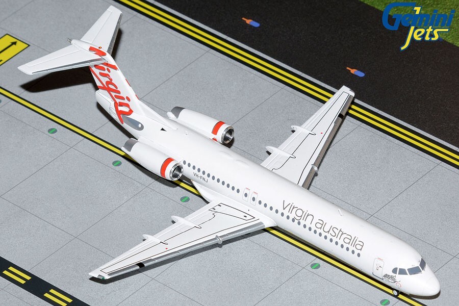 航空機・ヘリコプター Gemini 1/200 Fokker100 Virgin Australia 1/200 Virgin Australia Fokker 100 VHFNJ for sale online | eBay