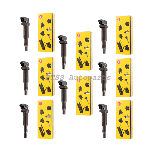8pcs OEM NGK Ignition Coils 12138657273 for BMW 550i 650i 750i 745i X5 4.4L 4.8L - Picture 6 of 6