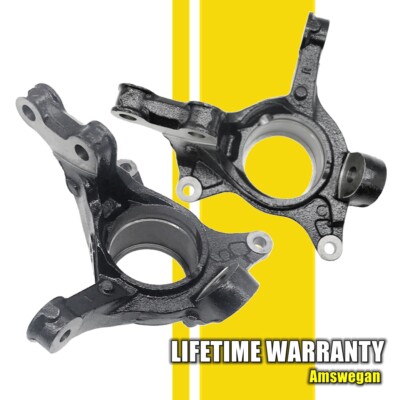 2x Front Axle Steering Knuckles Pair For Toyota Lexus RX350 Highlander Sienna
