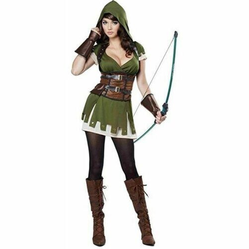 Disfraz De Halloween Para Mujer Lady Robin Hood Adulto 01358