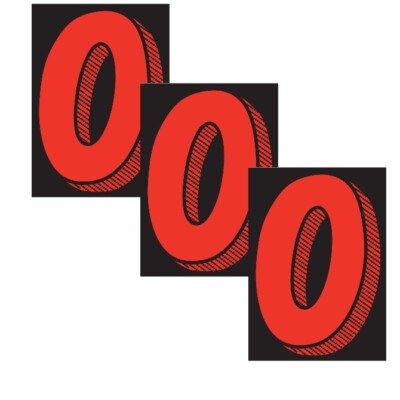 Car Dealer Stickers EZ Car Dealer Windshield Sticker Decals - 3 Pack Large Vinyl Numbers In Green & Black Car Dealer Number Decals - Foto 9