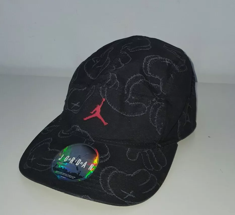 Rare SS17 Kaws x Jordan 5-panel cap black hat