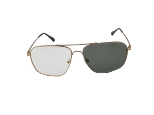 Double Bridge Metal Oval Sunglasses Men Women Classic Pilot  display picture 3