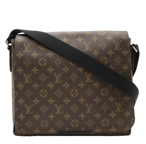 Louis Vuitton Danube Shoulder Bag Monogram PVC Leather Brown Used