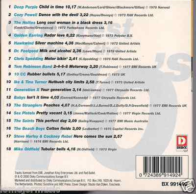 RARE 70'S CD Deep Purple CHILD IN TIME 10:17 Golden earring radar love 6:22