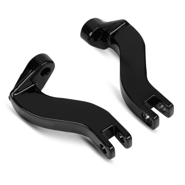 Sozius Fussrasten-Halter FüR Harley Davidson Road King Custom 05-07 Schwarz-image