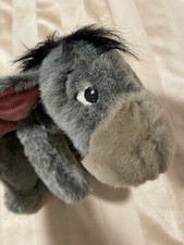 Walt Disney World Plush Eeyore Detachable Tail Weighted Stuffed Pellets