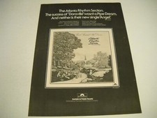 ATLANTA RHYTHM SECTION Doraville to Pipe Dream to Angel 1975 Promo Display Ad
