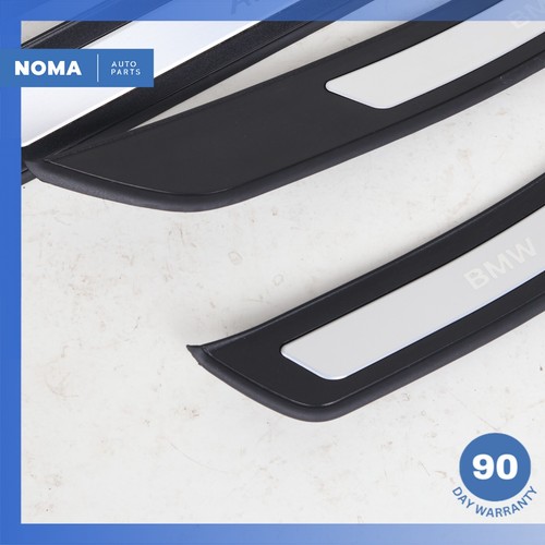 12-16 BMW F10 ActiveHybrid 5 Tread Panel Scuff Plate Set of 4 51477309489 OEM - Picture 7 of 16