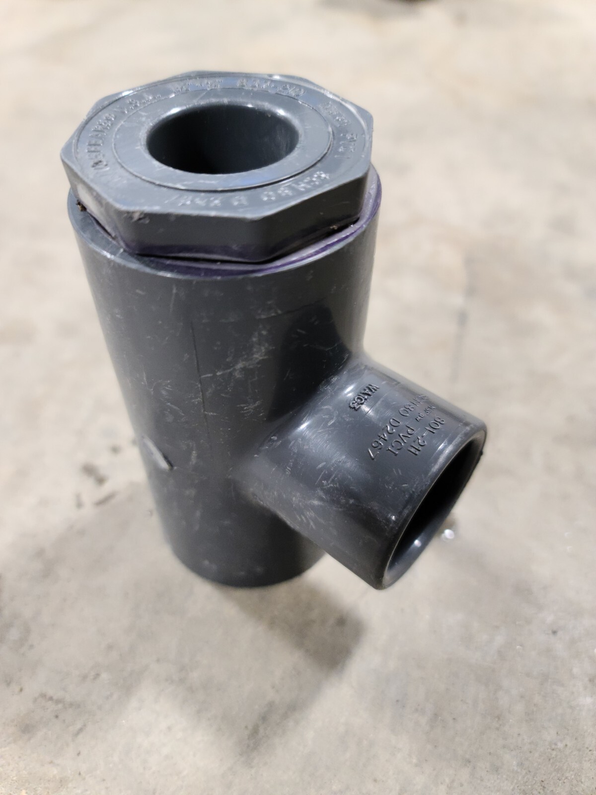 sch-80-pvc-1-1-2-x3-4-x1-tee-ebay