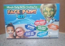 Deire Deluxe Face Paint Kit Palette Washable