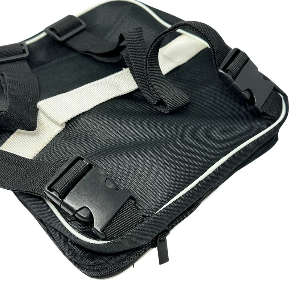 Lacoste Parfums Black Backpack Duffle Bag Combo Collapsible Travel Bag - Image 4 of 4