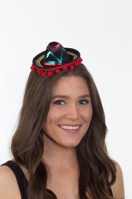 Womens Mini Sombrero Hat Mexican 