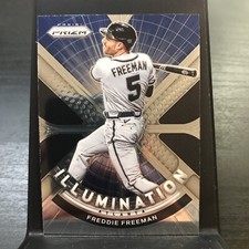 2021 Panini Prizm Baseball #IL-9 Freddie Freeman Illumination Atlanta Braves
