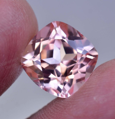 Natural imperial Topaz 8.70 Ct Cushion Stunning FLAWLESS Certified Gemstone