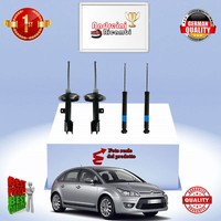 Kit 4 StoßDÄMpfer Vorn + Hinten FÜR Citroen C4 (Lc) 1.4 16V 65KW Ab 2004 -> A20