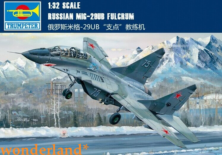 Trumpeter 1/32 03226 Model Kit Russian MiG-29UB Fulcrum