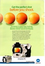 Minolta DiMage 7i Original Vintage Print Ad