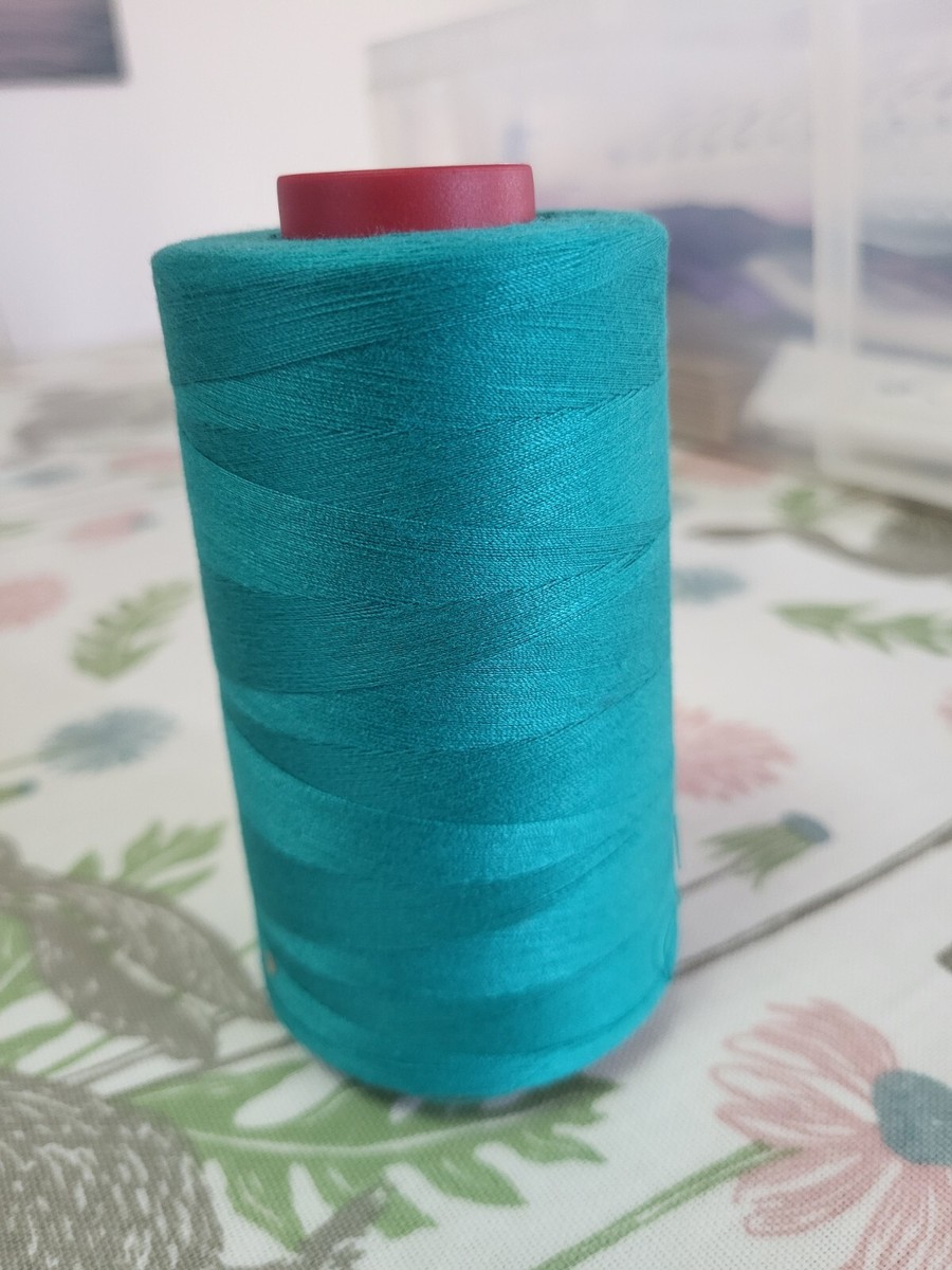 Rohans Overlock Filo Da 40/2 (120), 4570 Metri, Coni Di Filo Per Macchina Da Cucire, Multicolore, 100% Poliestere (nero, 4 - Foto 2