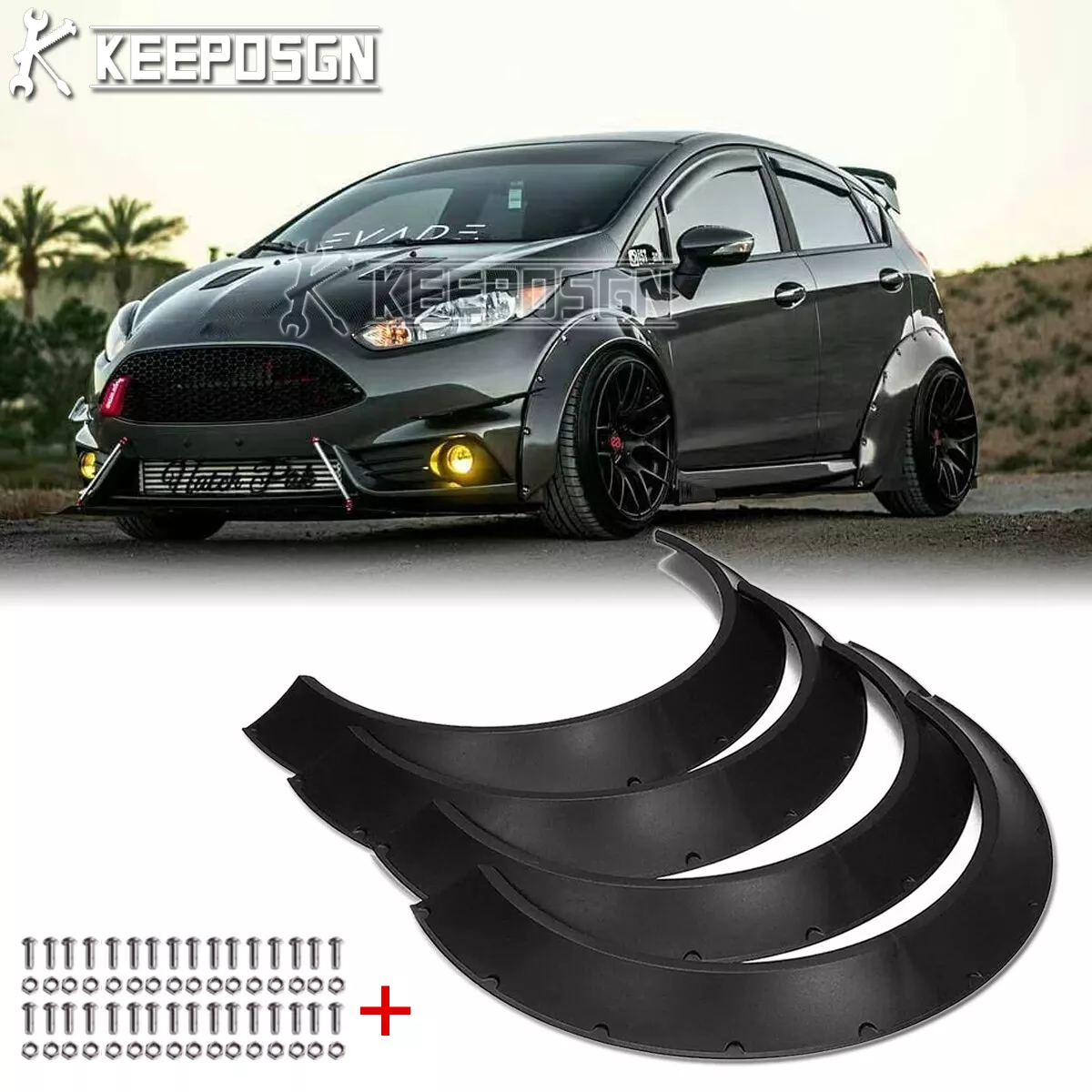 Ford fiesta cheap fender flares
