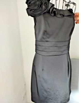 Apart Cocktailkleid schwarz one shoulder 38