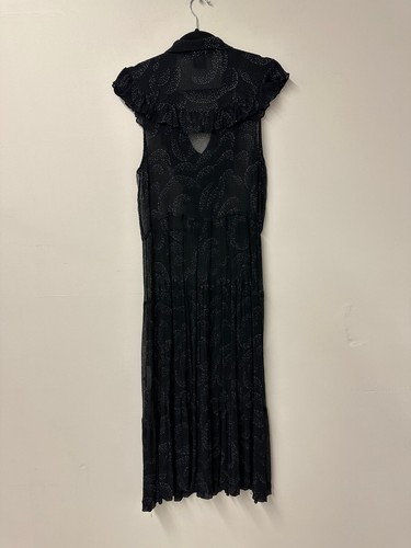 HUSK Mirage High Neck Midi Dress in Black Size 14 AU RRP 599 WITH DEFECTS - Picture 5 of 7