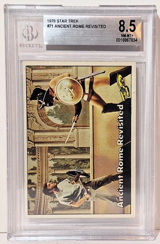 Vtg 1976 Topps #71 Star Trek Ancient Rome Revisited Trading Card 8.5 NM-MT+