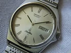 SEIKO SILVER WAVE 5933-7020 DAINI MENS VINTAGE QUARTZ WRISTWATCH