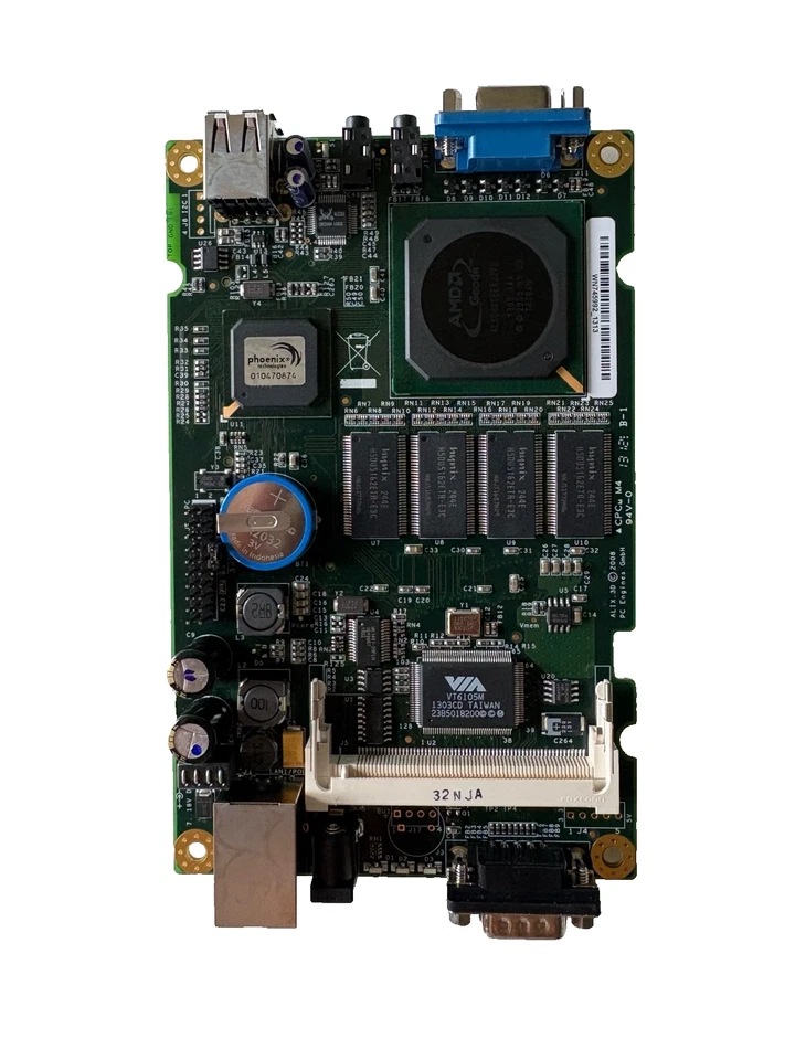 PC Engines ALIX 3D3 Board AMD Geode LX800 256MB RAM VGA LAN Embedded PC Industr. - Bild 3 von 4