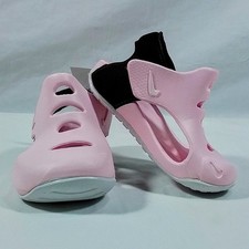 Nike Sunray Protect 3 Toddler Sandals- 10-Pink Foam/White-Black-NWOB