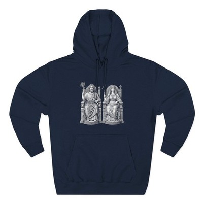 Zeus and Hera King & Queen Hoodie | Greek Mythology Pullover Fleece