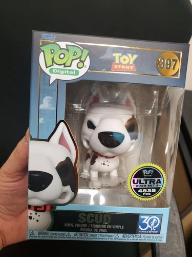 Funko Pop! Digital Disney Toy Story Scud Ultra w/ Protector
