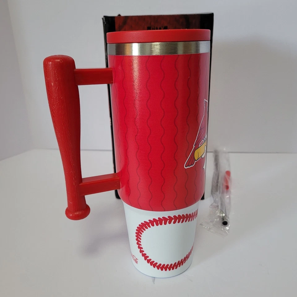 St Louis Cardinals The Lou City Connect стакан чашка с соломой 30 унций SGA КОРОБКА ИЗНОС - Изображение 3 из 4