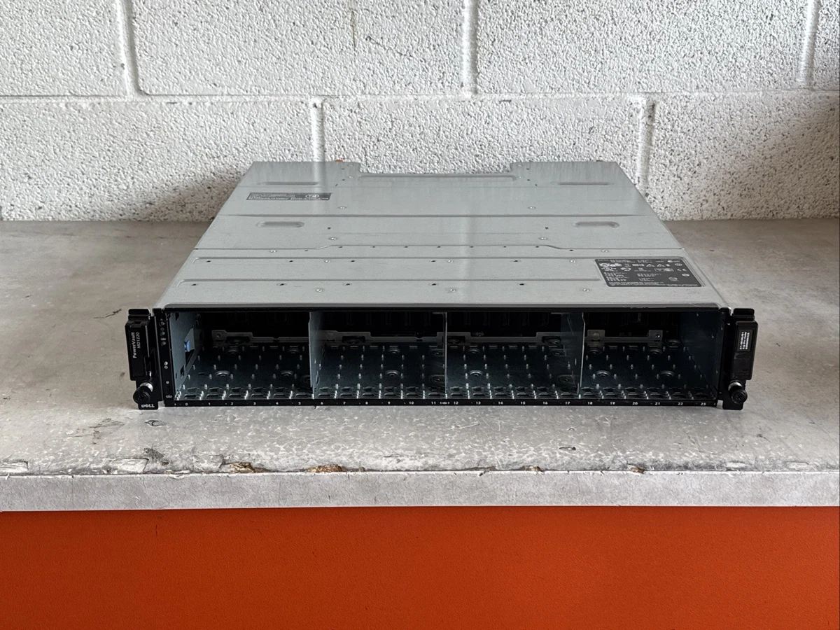 Dell PowerVault MD3220 24x 1.2TB 2.5 HDD 2x 6Gbps SAS Controllers 2x 600W PSU Dell PowerVault MD3220 24x 1.2TB 2.5 HDD 2x 6Gbps SAS Controllers 2x 600W PSU