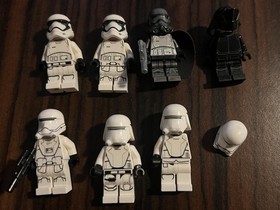 LEGO Star Wars First Order Transporter 75103 - Stormtroopers, Flametrooper- Used