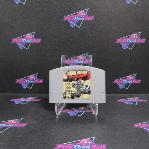 F-1 World Grand Prix N64 Nintendo 64 Cartridge / Tested - 1 Year Warranty VG