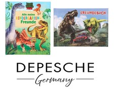 DEPESCHE - FREUNDEBUCH - KINDERGARTENFREUNDE - DINO WORLD - AUSWAHL # NEU OVP