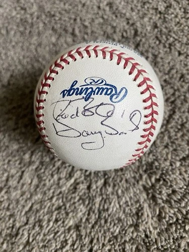 Barry Bonds Signed Baseball Rare God Bless Inscription 762 73 HR King WSC 7x MVP