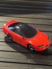 Tyco COOL CHEVROLET CAMARO Z28 red with black top HO Slot Car